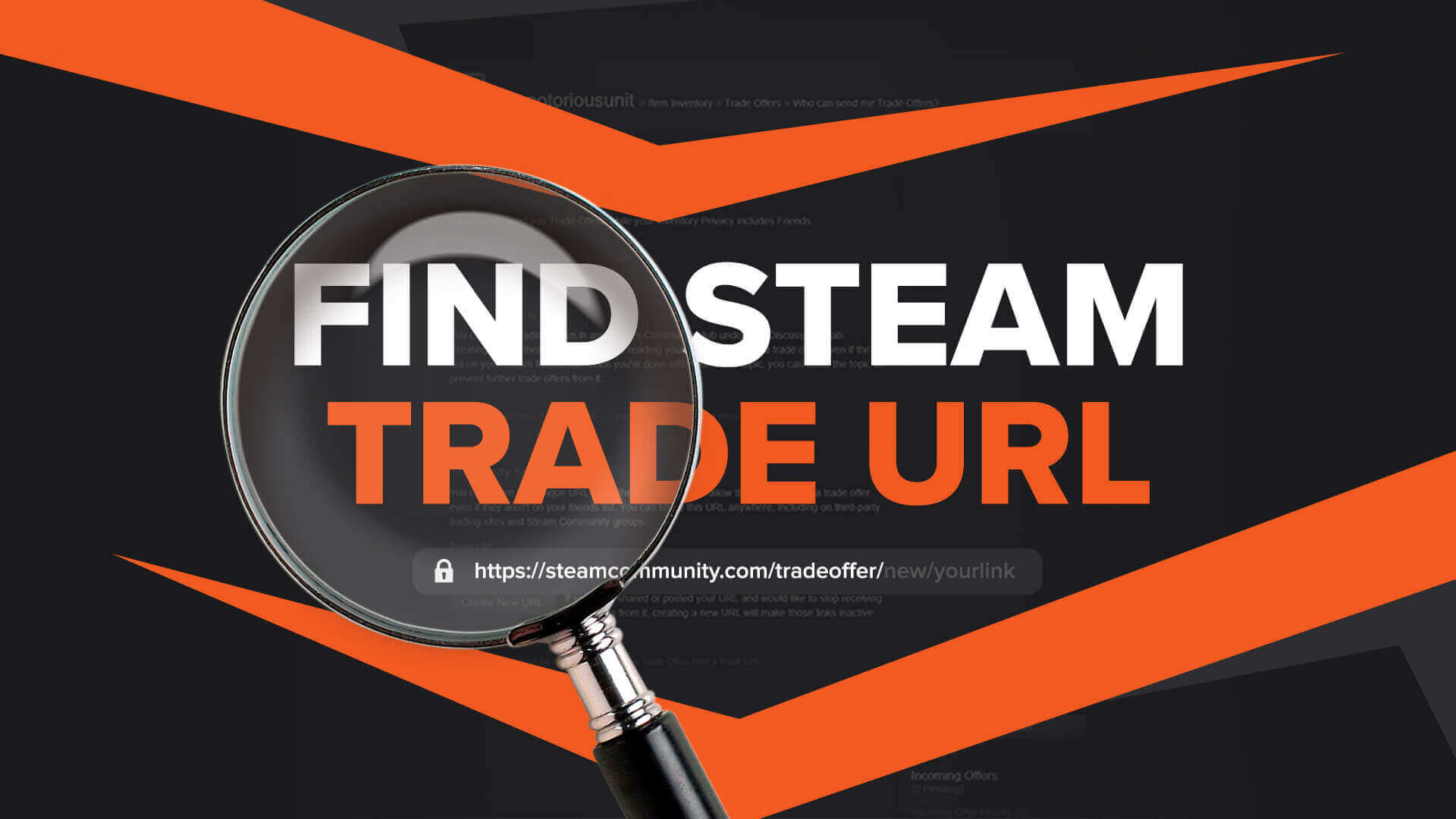 find steam trade link url
