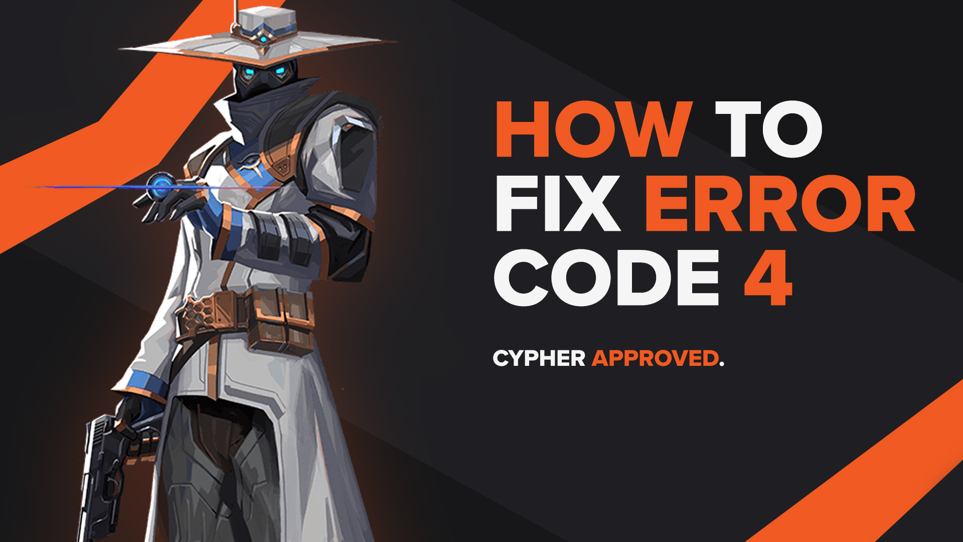 error 4 valorant how to fix
