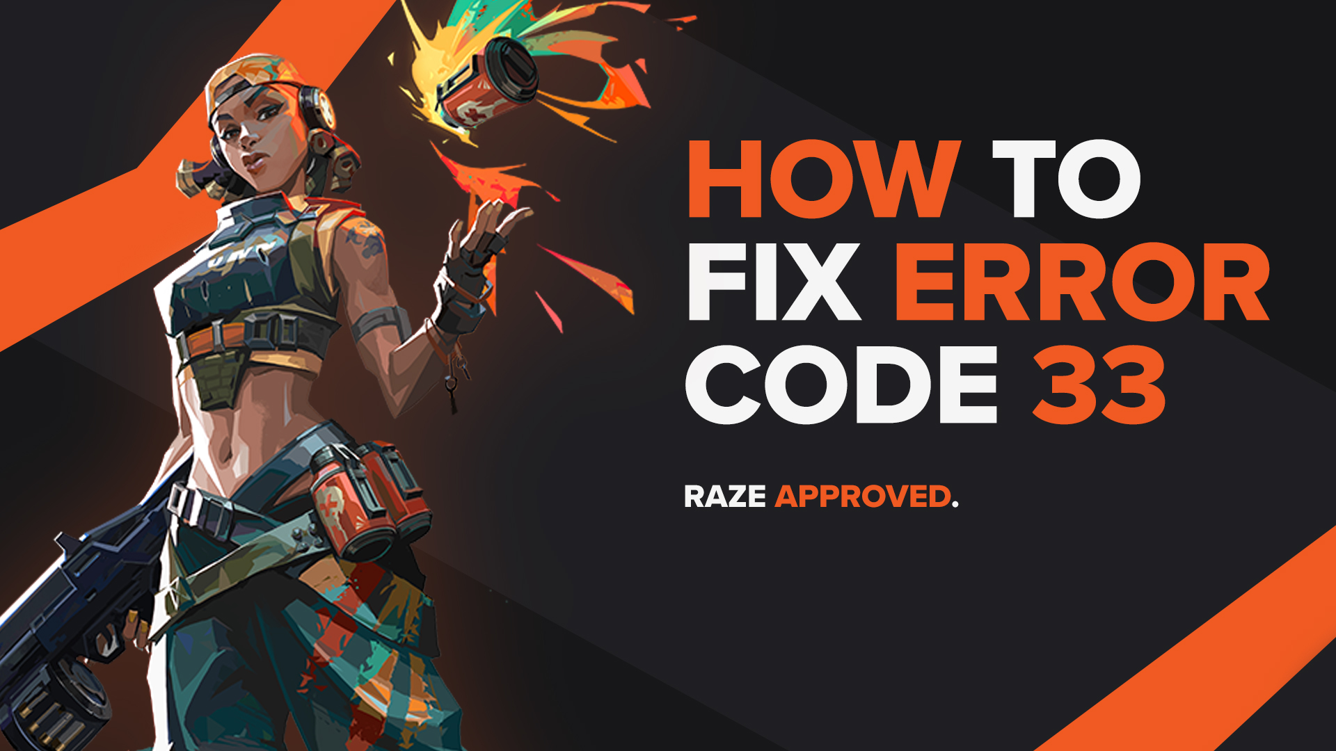 fix error code 33 valorant