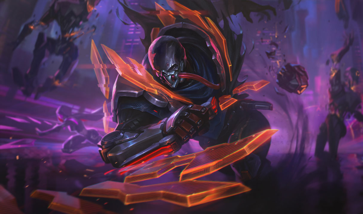 Pyke in a futuristic cyber world