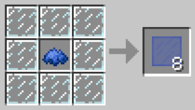 How To Make Blue Stained Glass Pane In Minecraft Tgg
