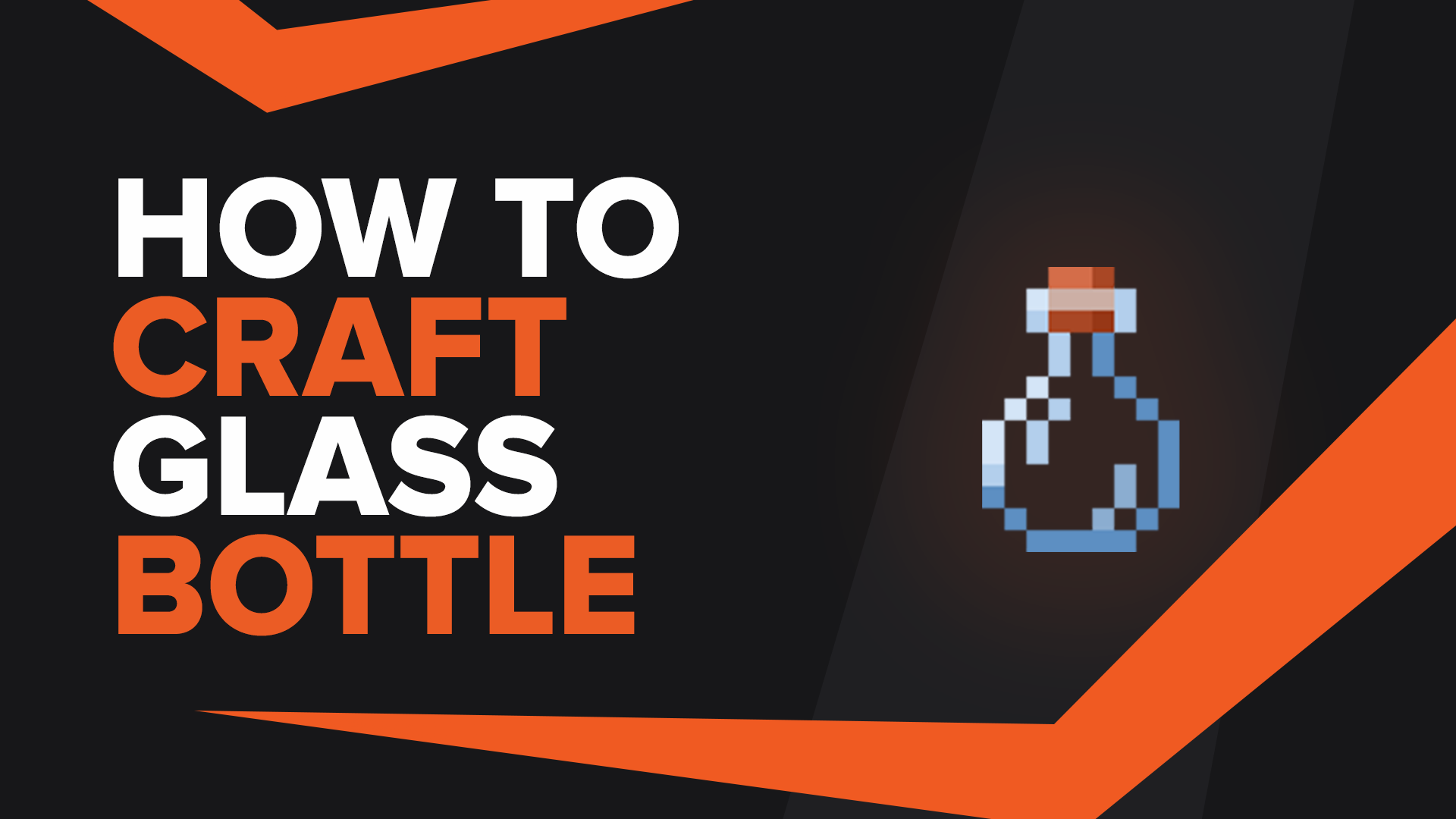 How To Make Glass Bottle In Minecraft Tgg
