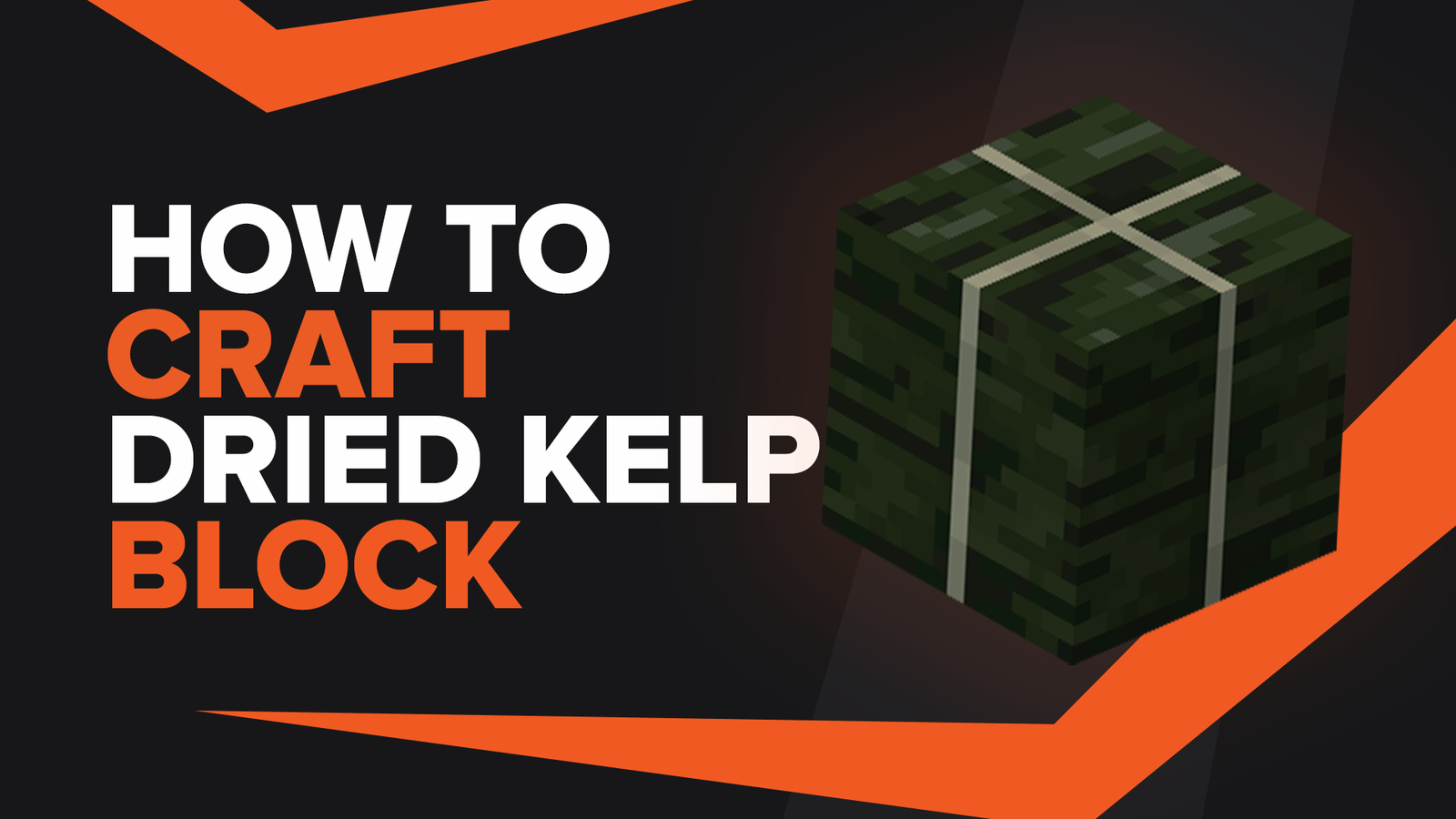 How To Make Dried Kelp Block In Minecraft TGG