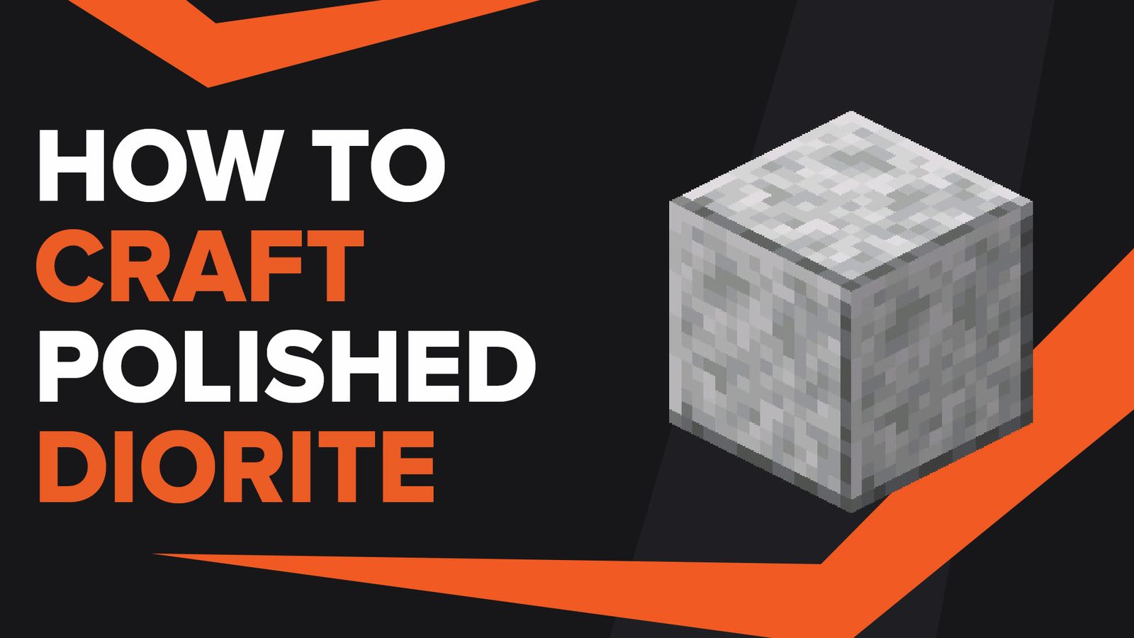How To Make Polished Diorite In Minecraft | TGG