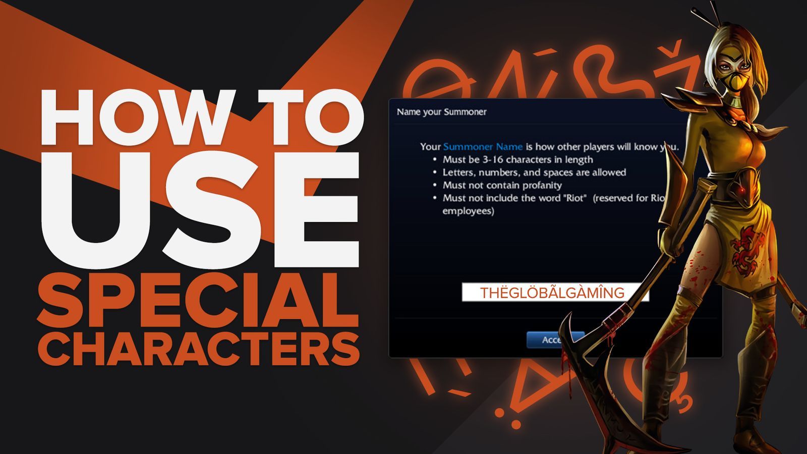 How to Use Special Characters in League of Legends | TGG