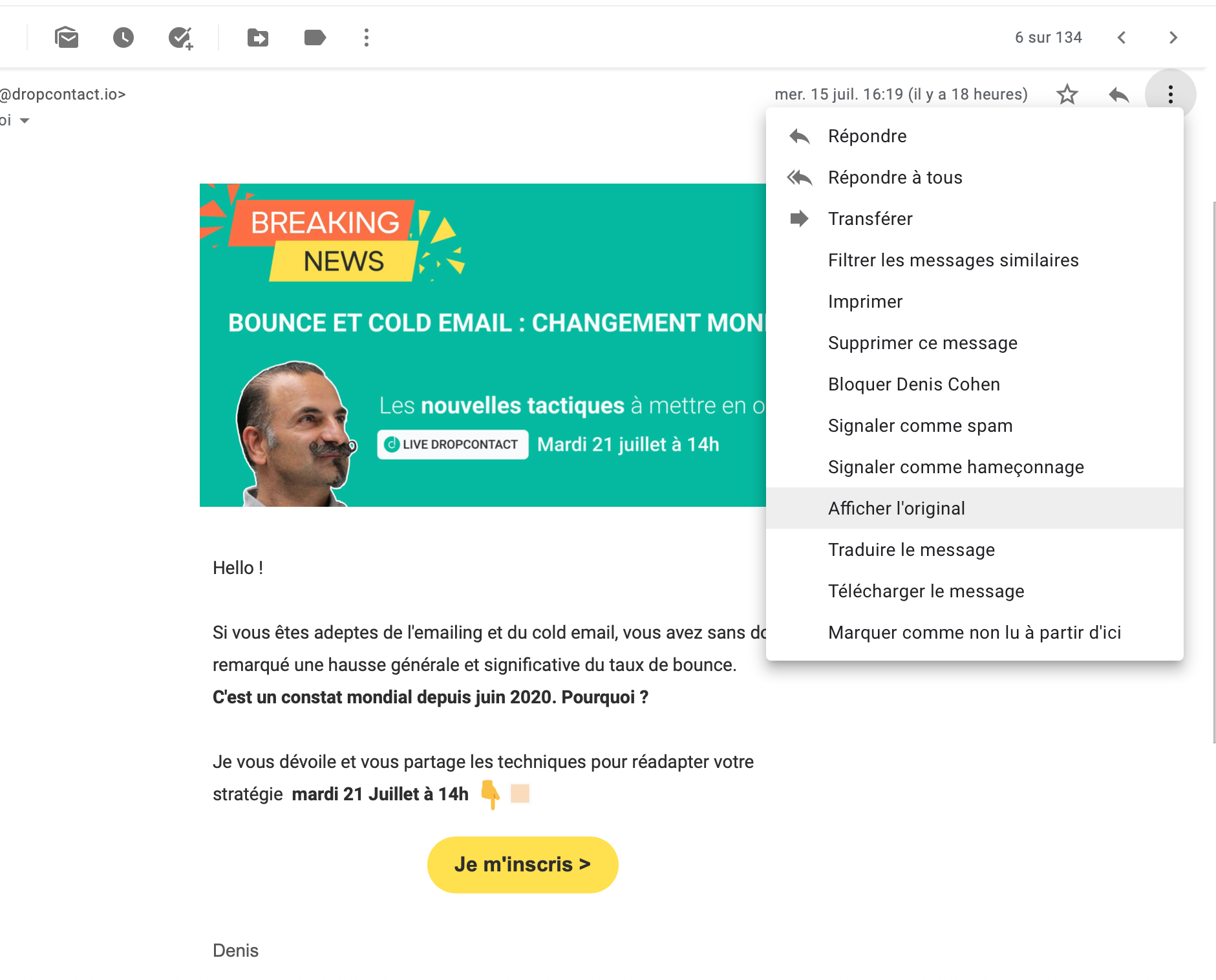 Vérifier le détail du header d'un email pour garantir sa délivrabilité