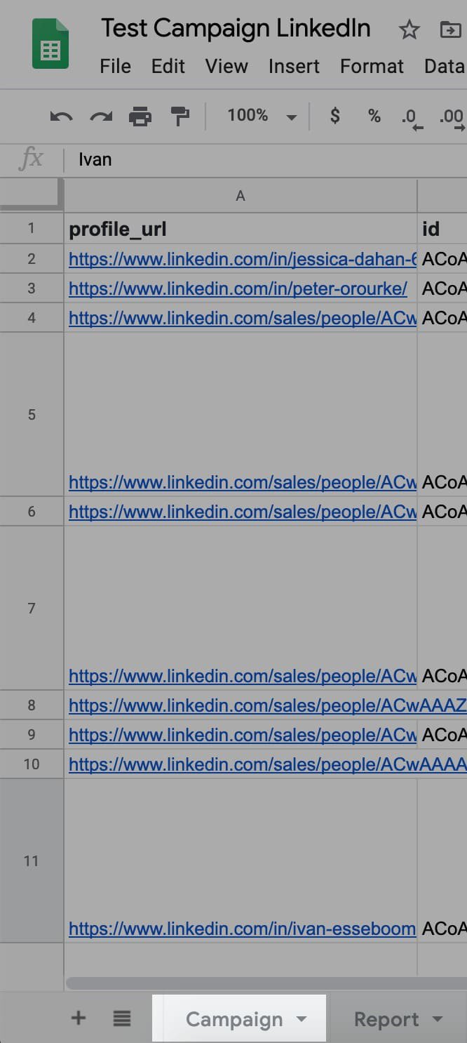 Nommer votre extraction GoogleSheet via CaptainData et Dropcontact