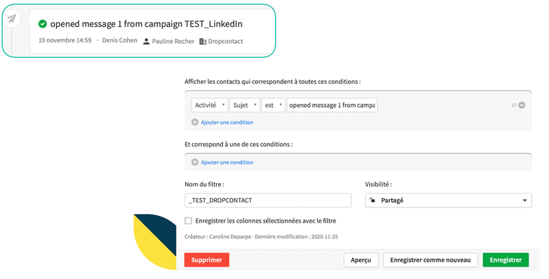 The Pipedrive filter that isolates the prospects that opened your Cold Email