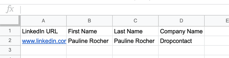 Prepare your Google Sheets file