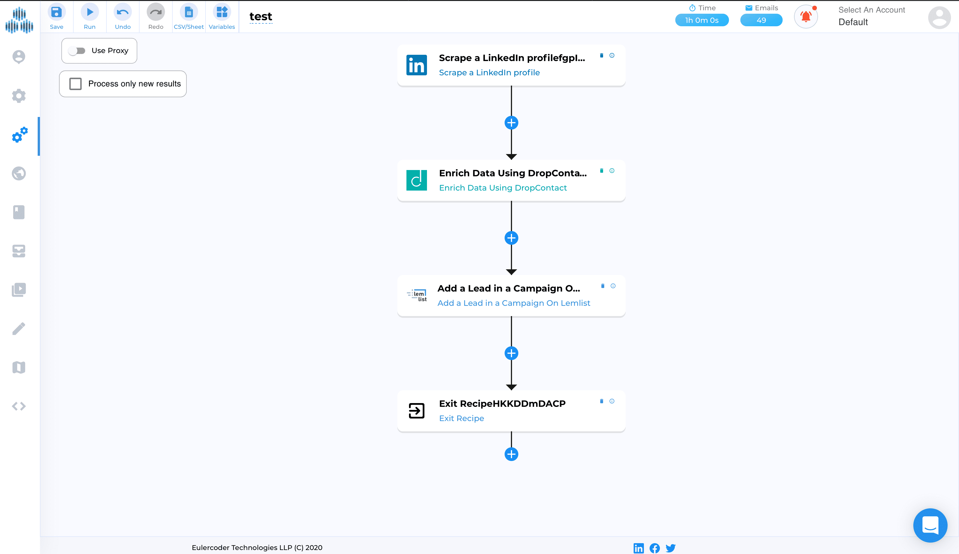 LinkedIn scraping and Sales Automation with TexAu