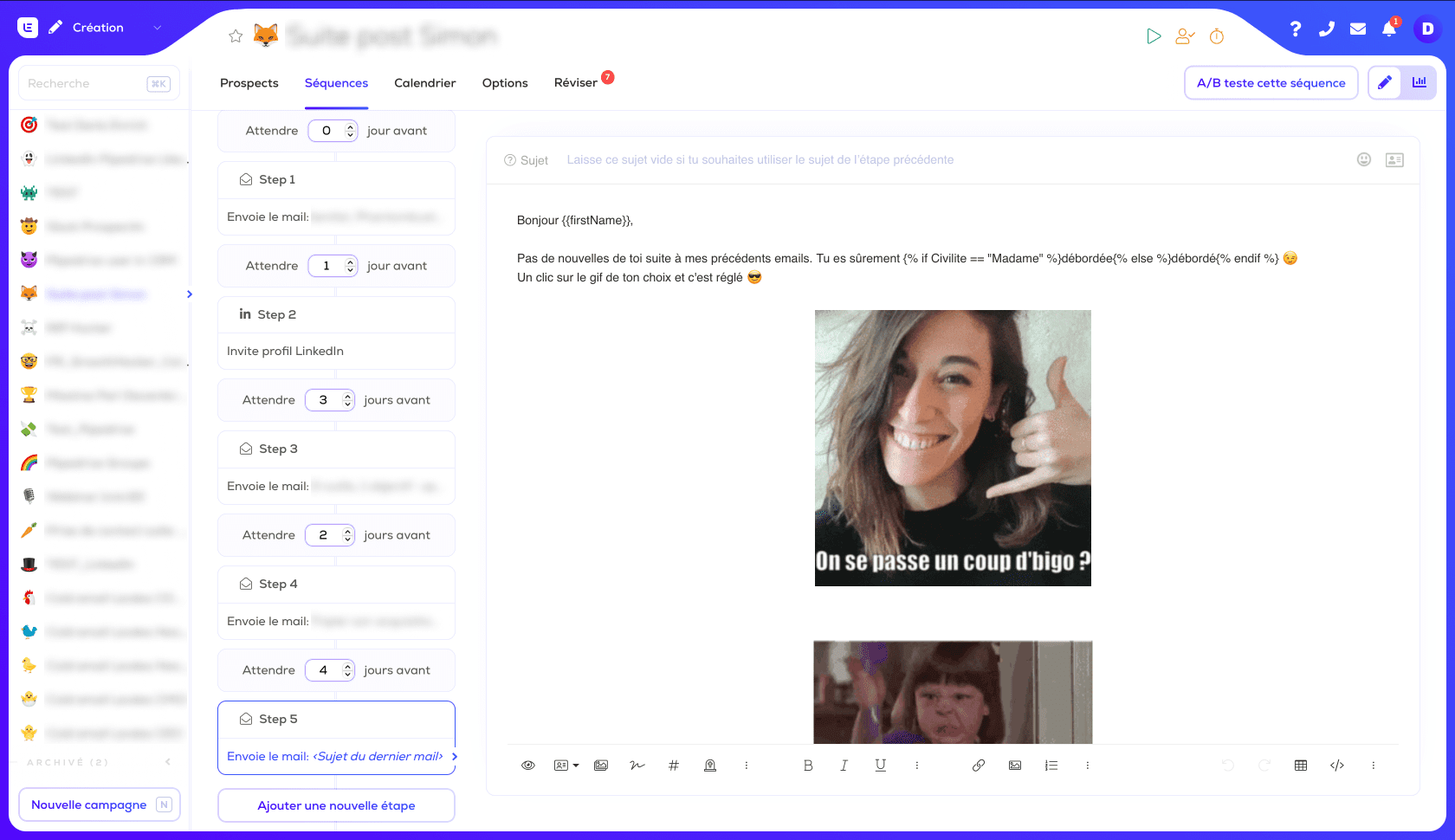 lemlist : cold email, scrap LinkedIn and Sales Automation