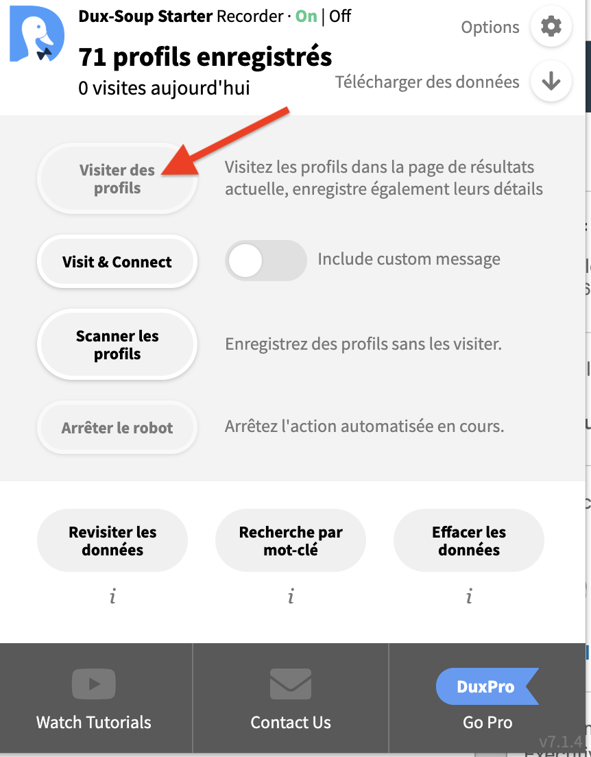 Dux-Soup - LinkedIn automation and multichannel with Cold Email
