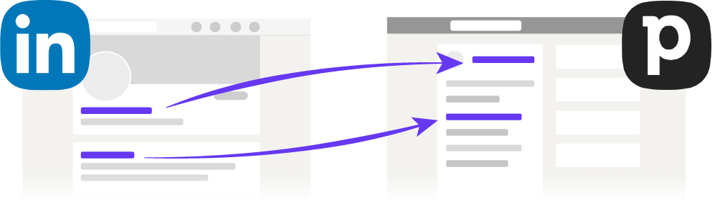 Map fields between LinkedIn and Pipedrive with Leadjet