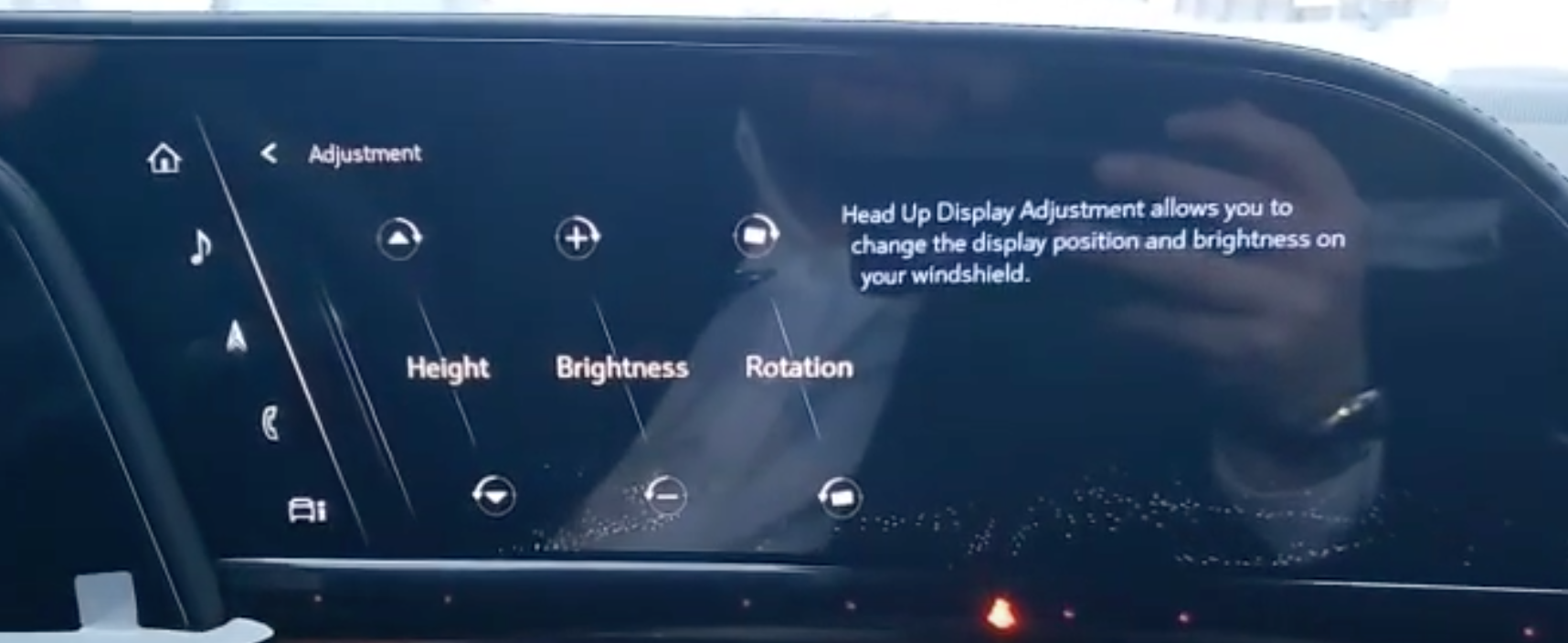 Headsup Display Settings — Auto Interfaces