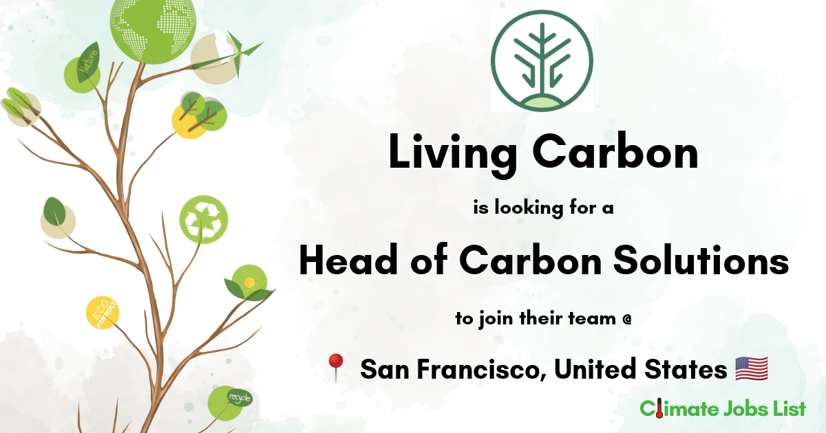 Photo inspiration: Picture Idea: Head Of Carbon Solutions At Living Carbon