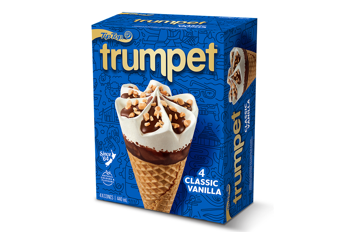 Tip Top S'mores Trumpet Ice Cream Tip Top