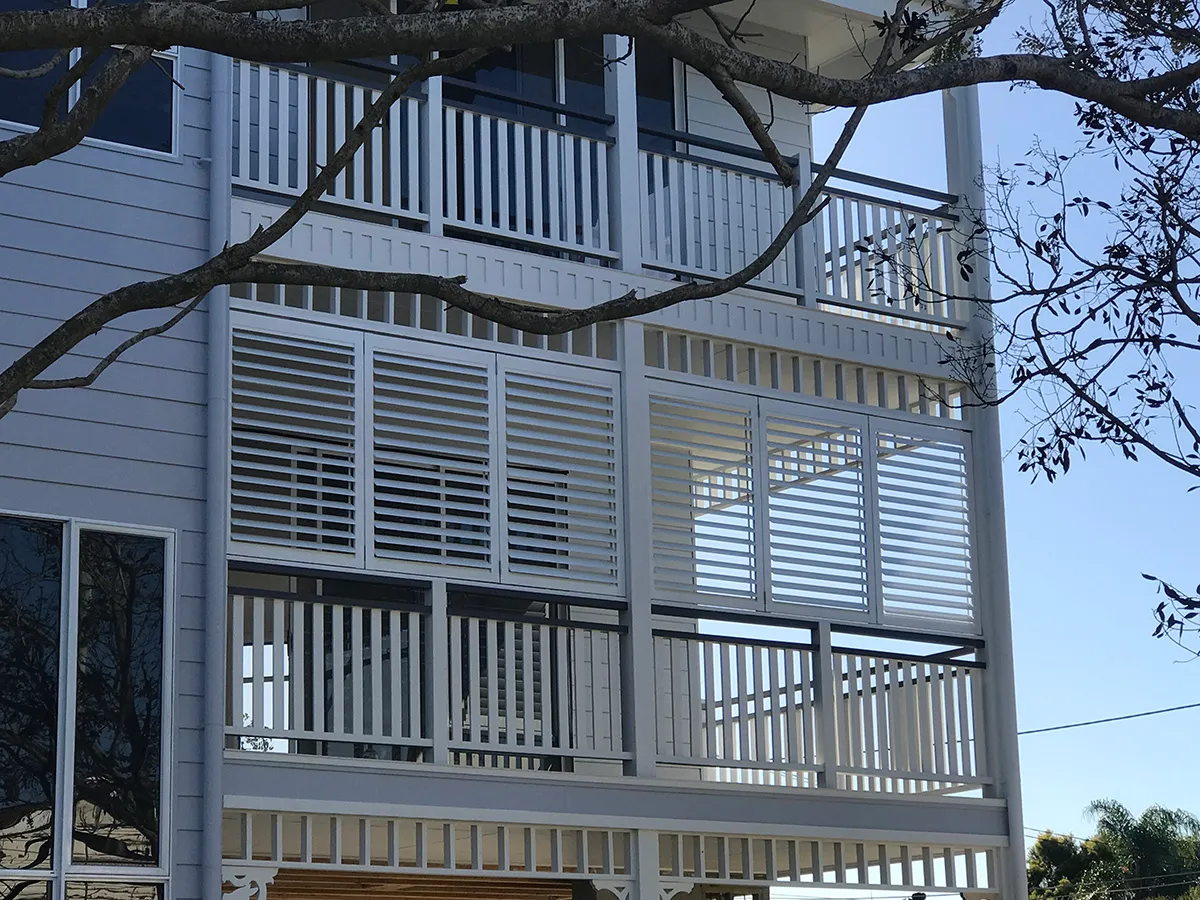 Outdoor Aluminium Shutters Brisbane, QLD ﻿K & S ﻿Shutters