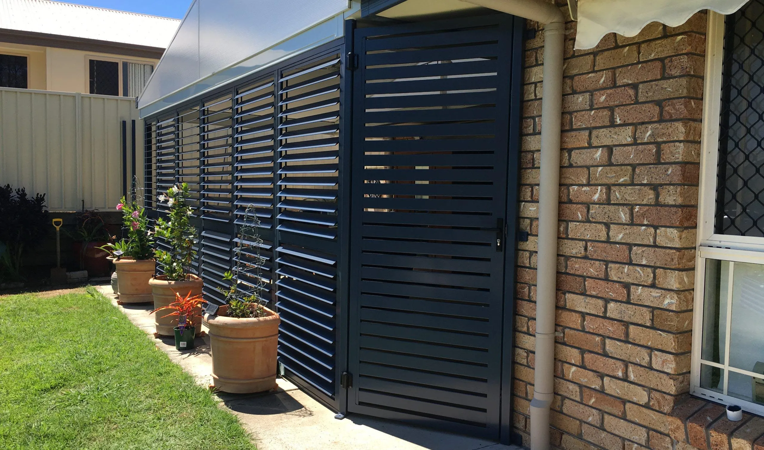 Outdoor Aluminium Shutters Brisbane, QLD ﻿K & S ﻿Shutters