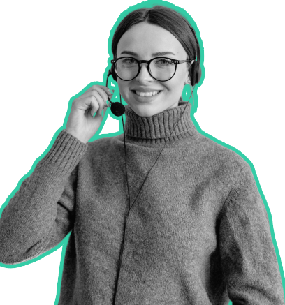 grey jumpsuit headphone girl
