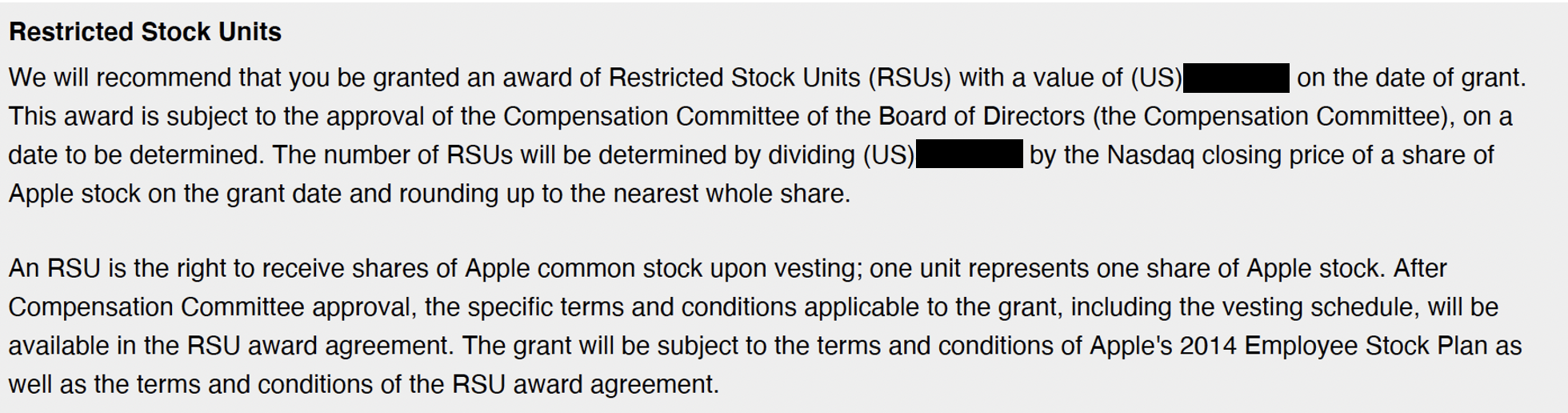 Apple Stock Package