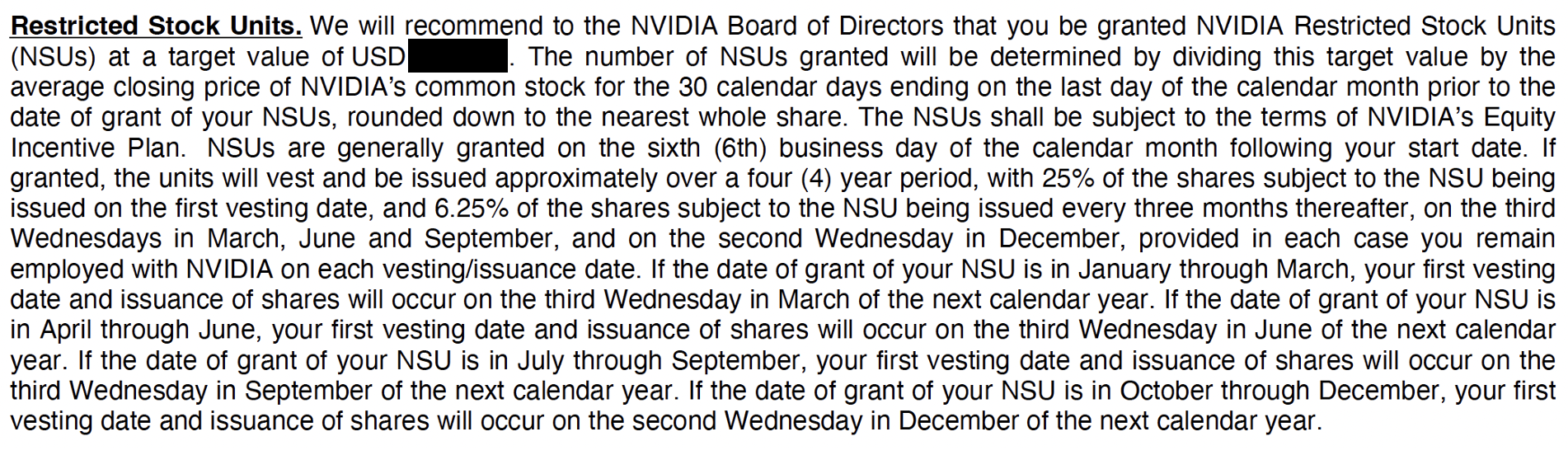 Nvidia Stock Package