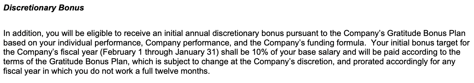 Salesforce bonus structure