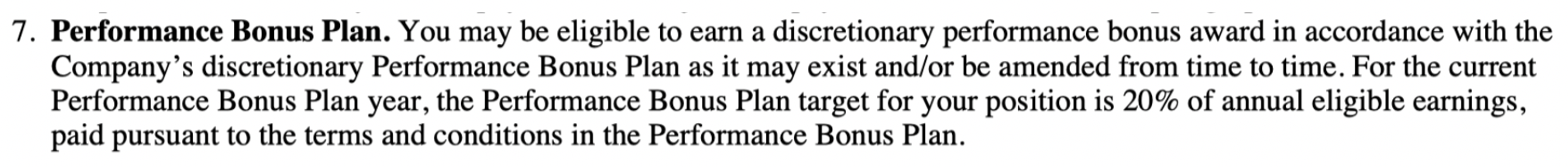 Twitter Bonus Structure