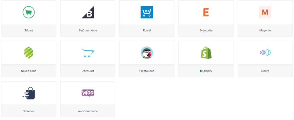 Partner integrations - eCommerce platforms