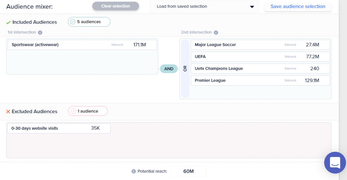 Interest layering, stacking, and exclusion with Madgicx's Audience Studio