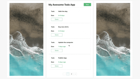 gif show completed todo app