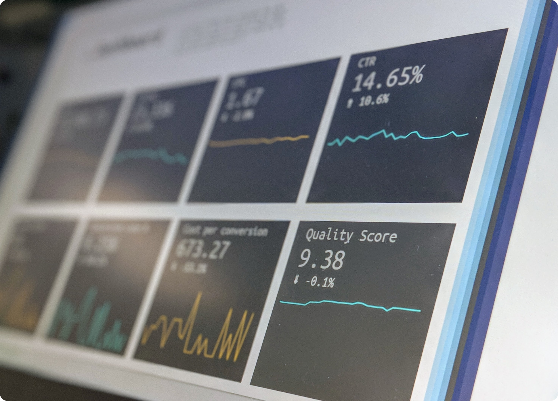 Analítica sobre sitio web y campañas publicadas.