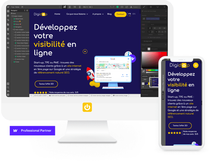 Webflow designer - Digidop
