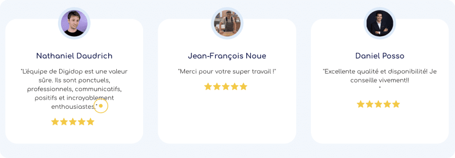 3 avis clients sur Digidop
