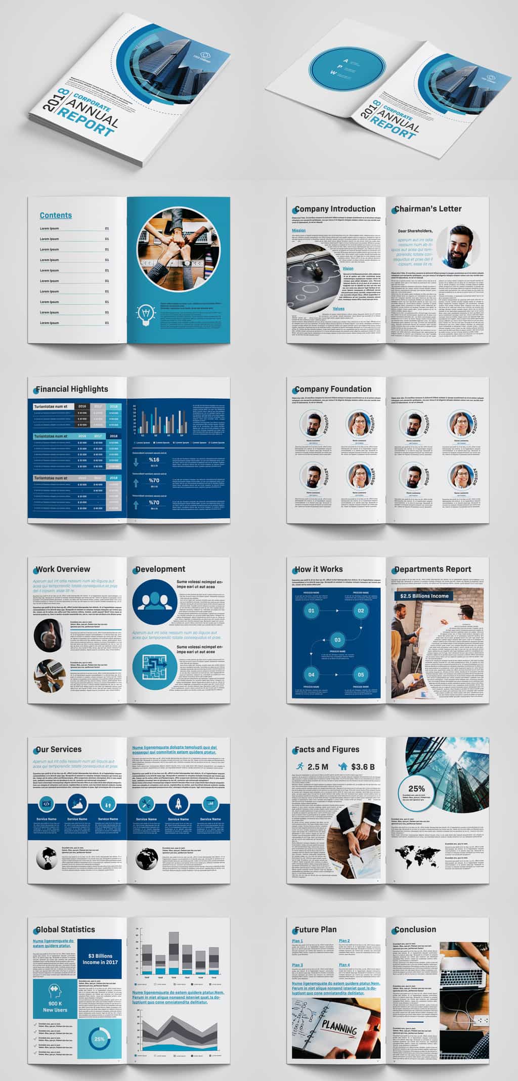 Annual Report Layout Design Template Buickcafe