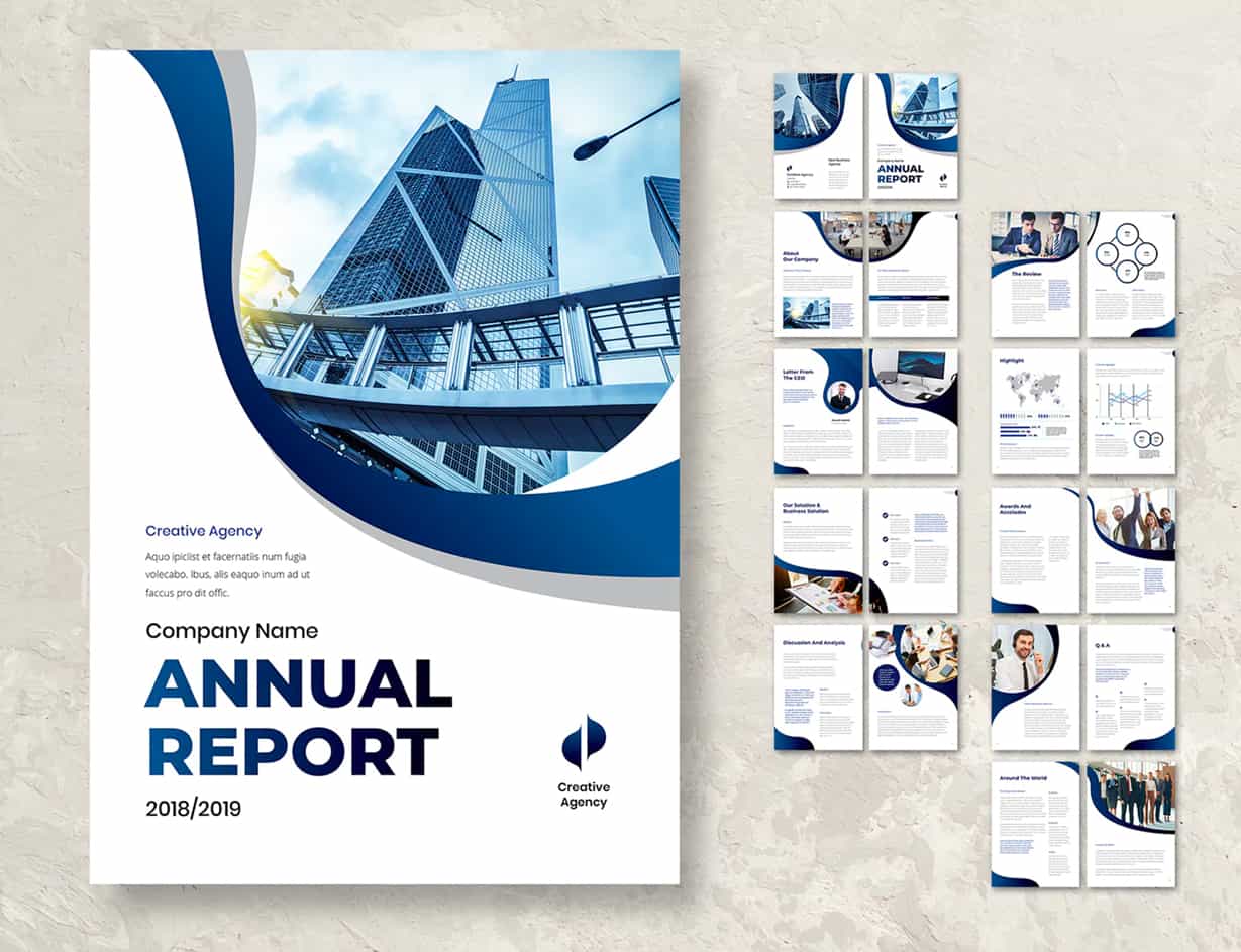Annual Report Design Samples