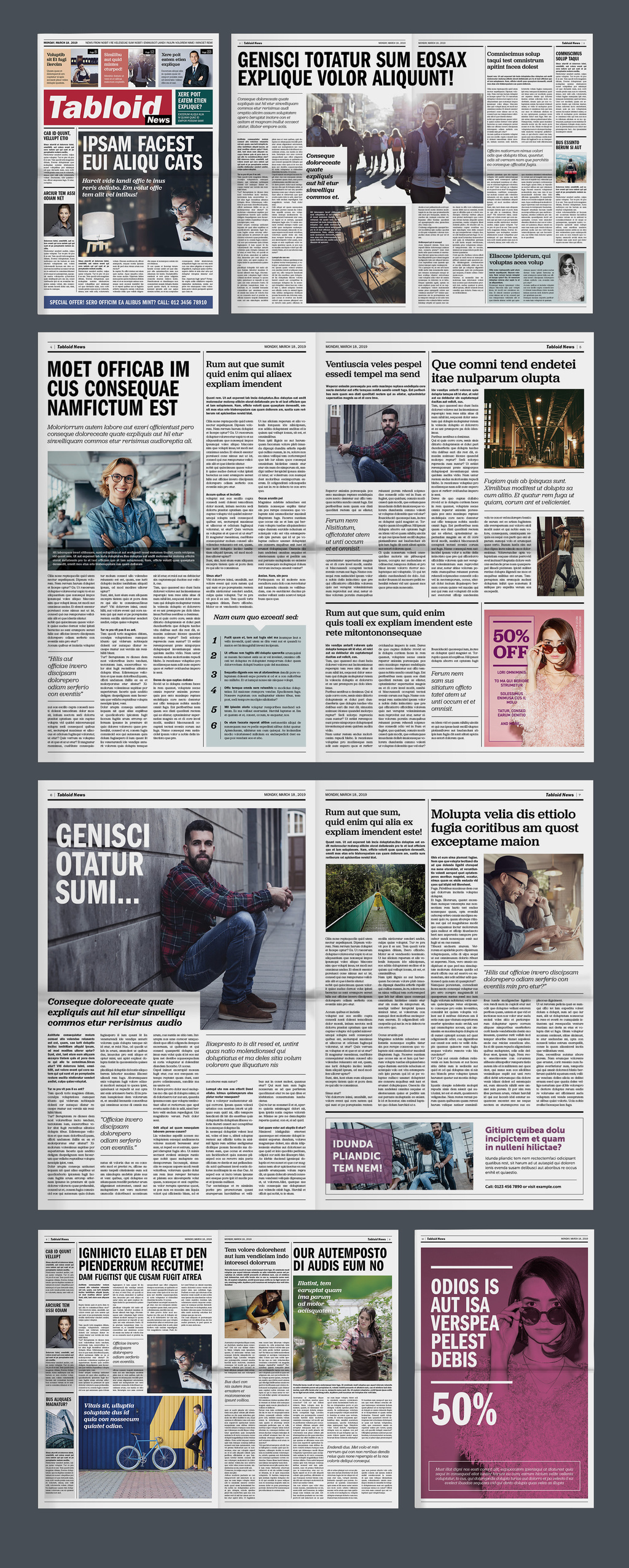 Free Newspaper Template Indesign Lulimet