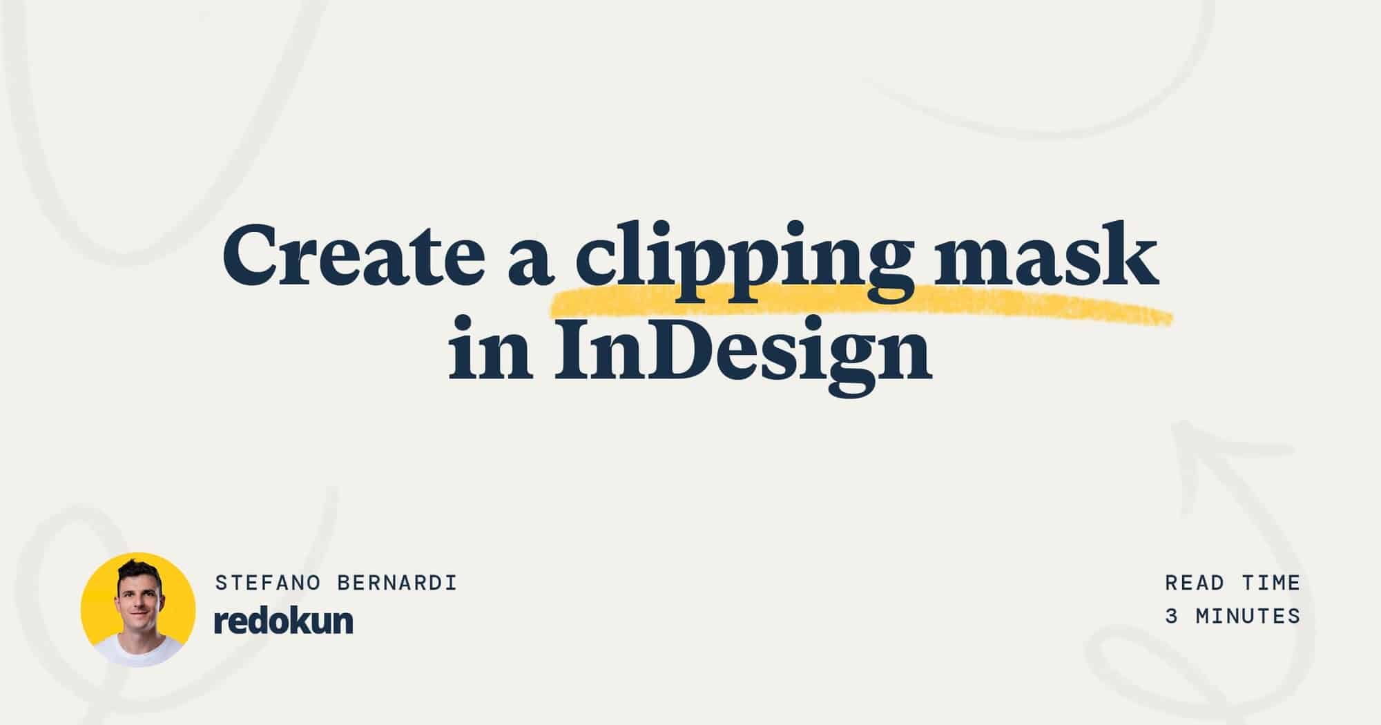 Create a clipping mask in InDesign Redokun Blog