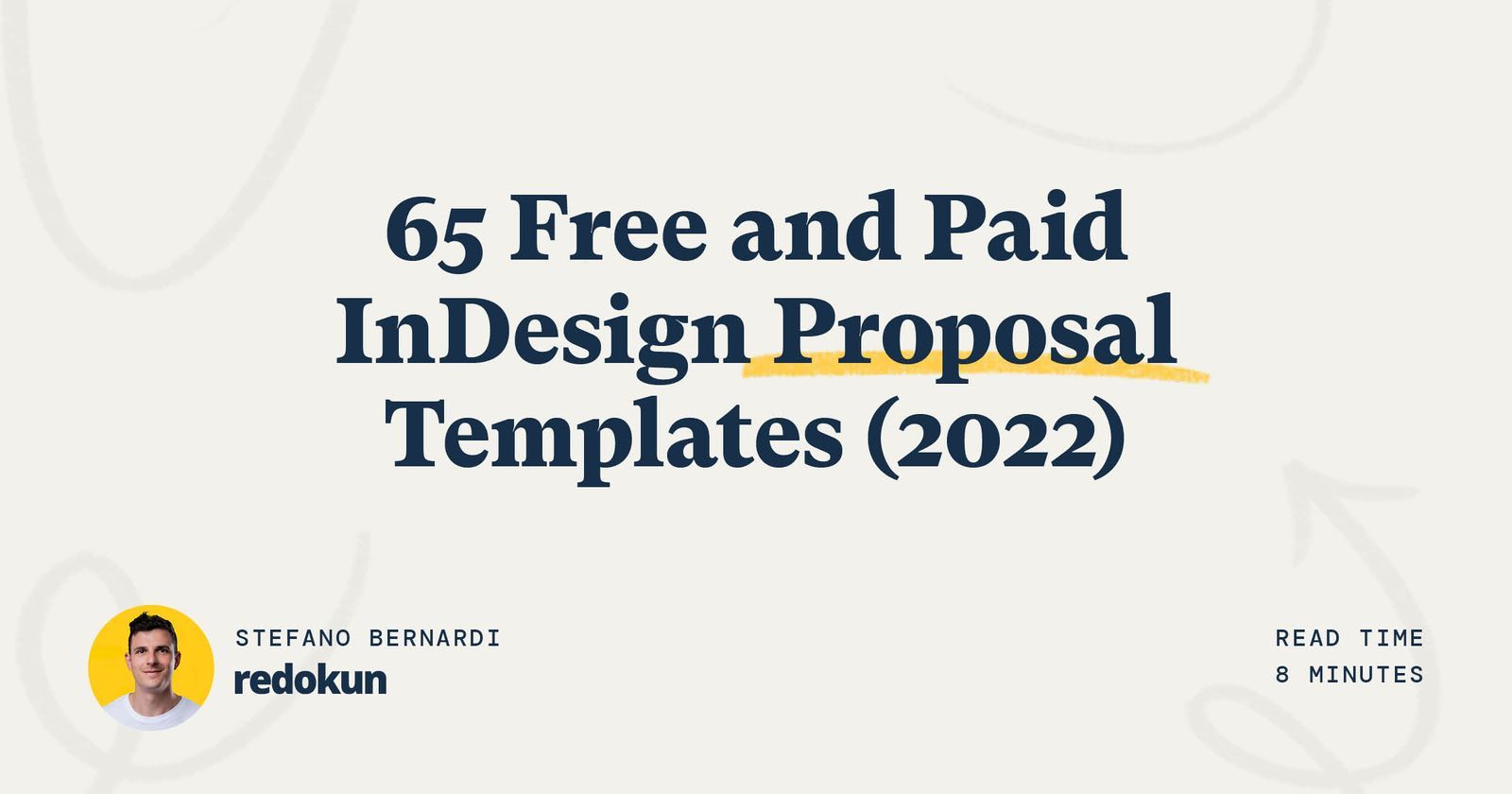 65 Free and Paid InDesign Proposal Templates (2023) Redokun Blog