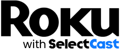 Roku logo with SelectCast