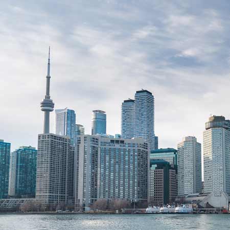 landscape view of toronto