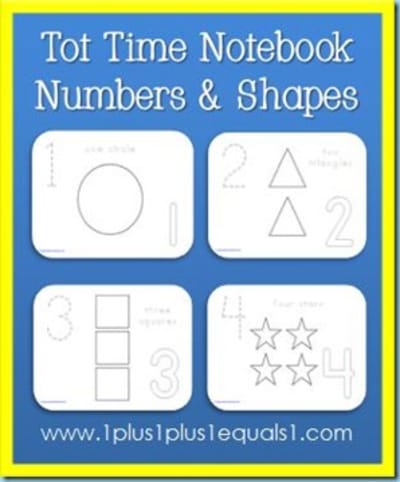 Shapes Printables &amp; More - 1+1+1=1
