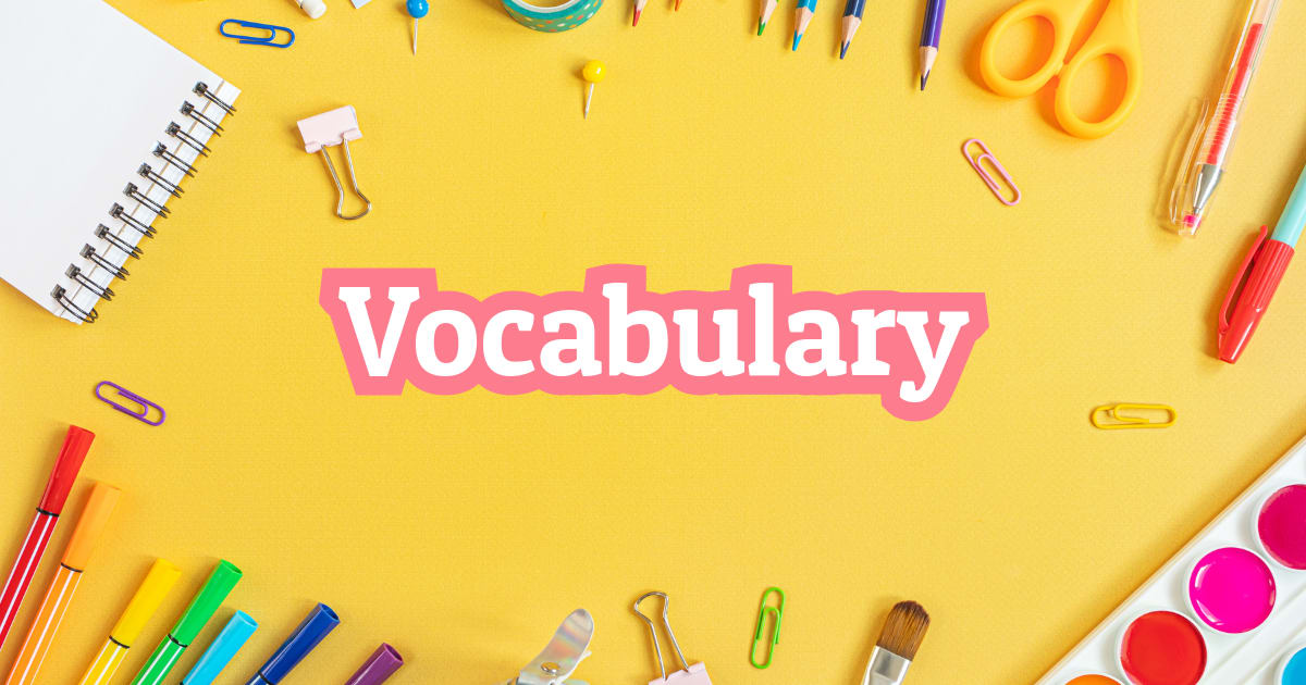 Vocabulary