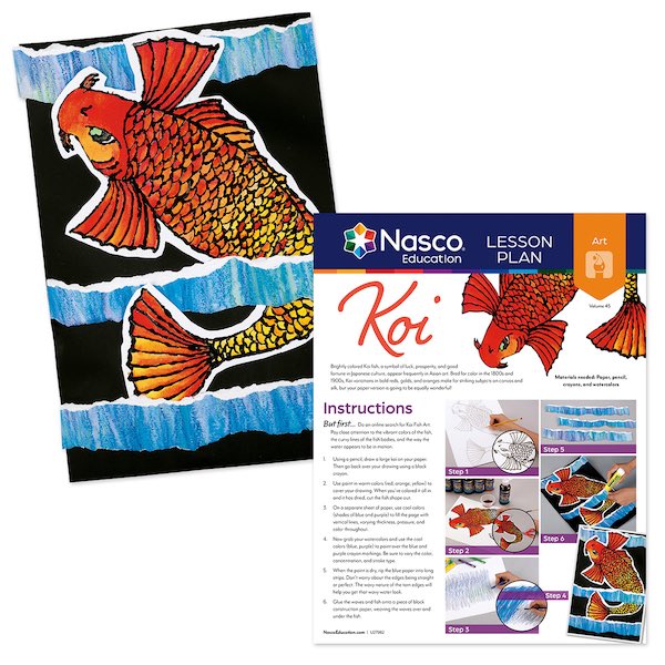 Nasco Elementary Student Art Kit with 12 Project Guides Nasco Education