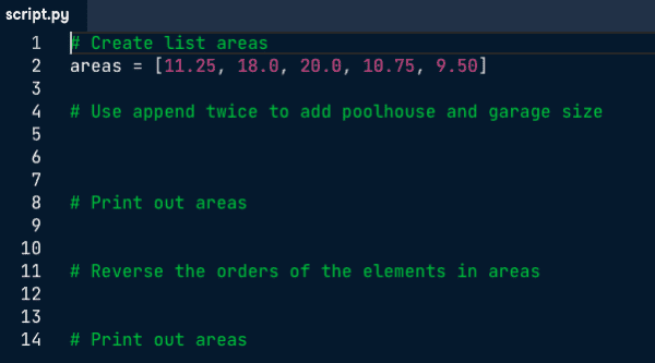 Introduction to Python - Datacamp