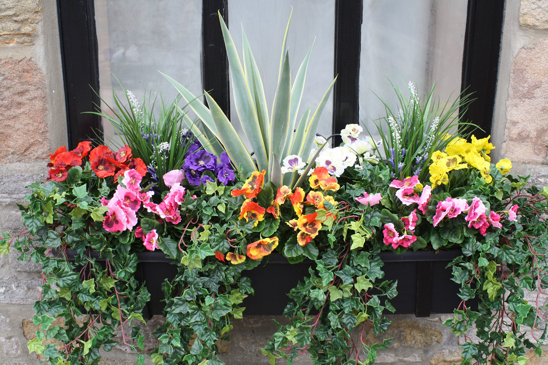 Bespoke Artificial Window Boxes Design Example