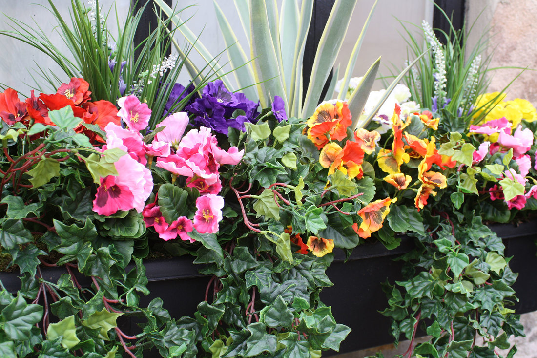 Bespoke Artificial Window Boxes Design Example