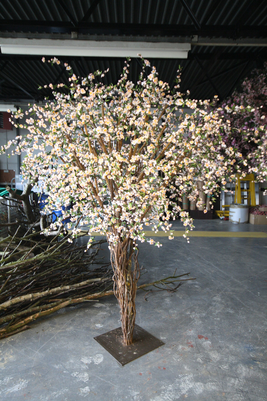 Bespoke Smaller Artificial Blossom Trees Design Example