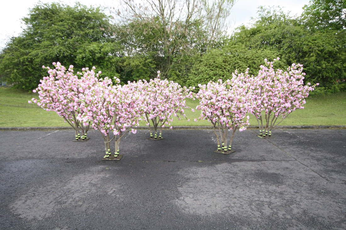Bespoke Smaller Artificial Blossom Trees Design Example