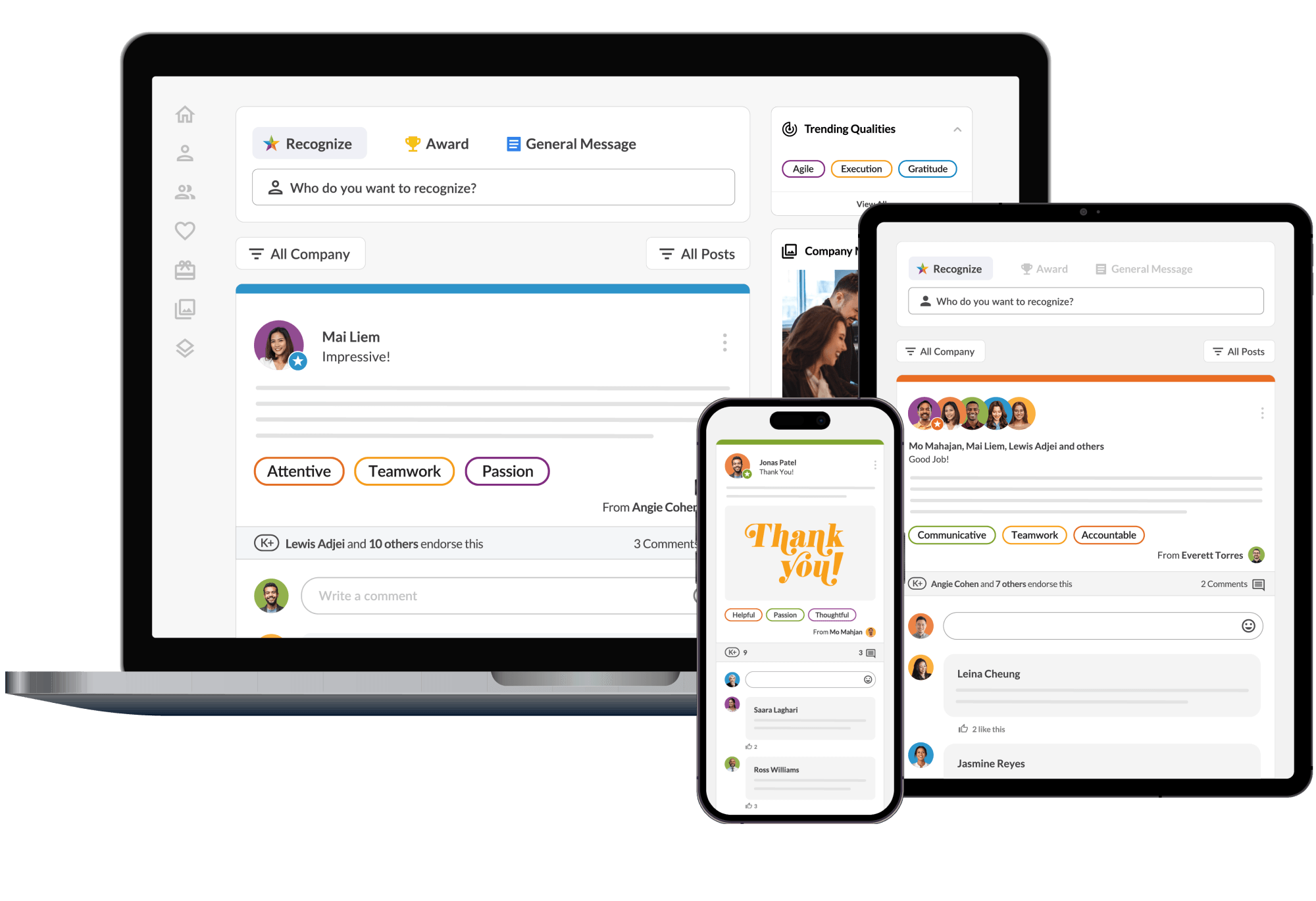 Peer to Peer Recognition Software For Employees Kudos Peer to peer recognition software for employees kudos