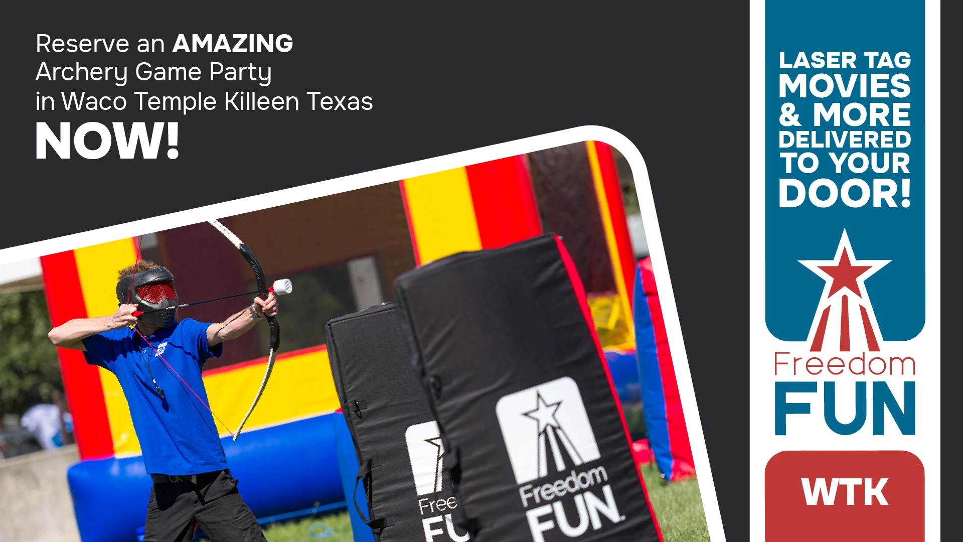 Archery Games in Waco Temple Killeen Texas Freedom FUN USA